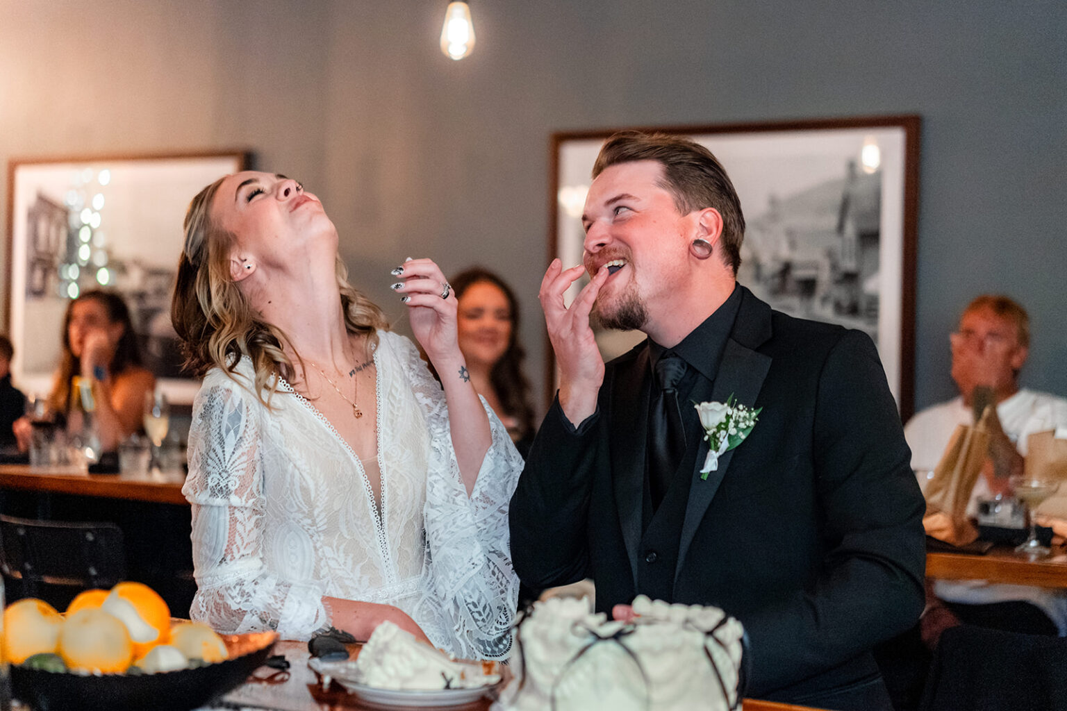 Colorado wedding reception